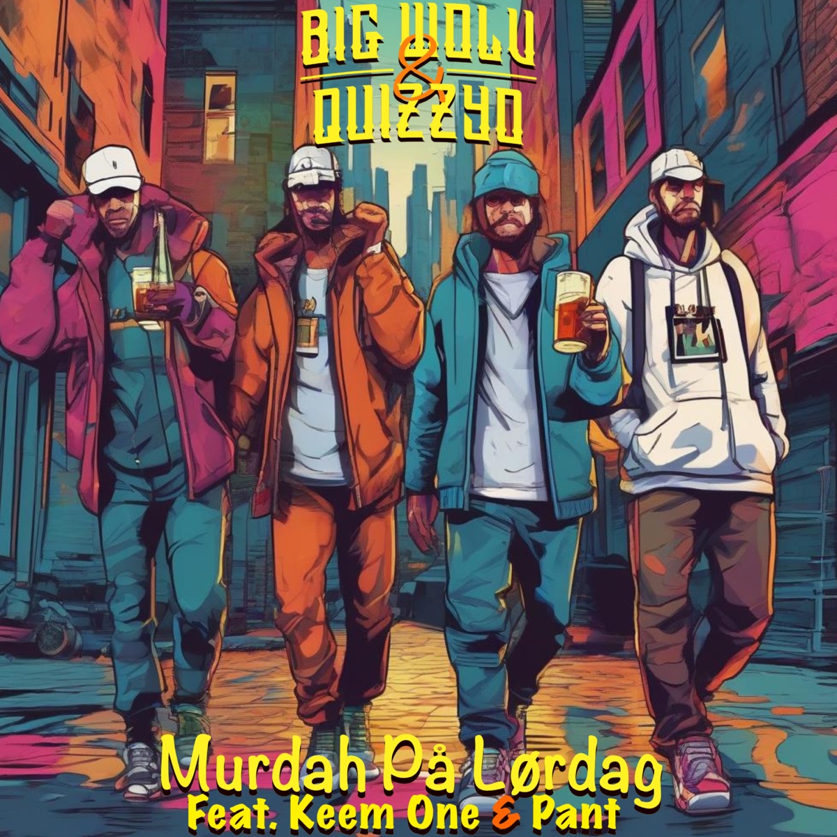 Murdah På Lørdag (feat. Pant) - Single by Big Wolv, Quizzyo & Keem One album cover