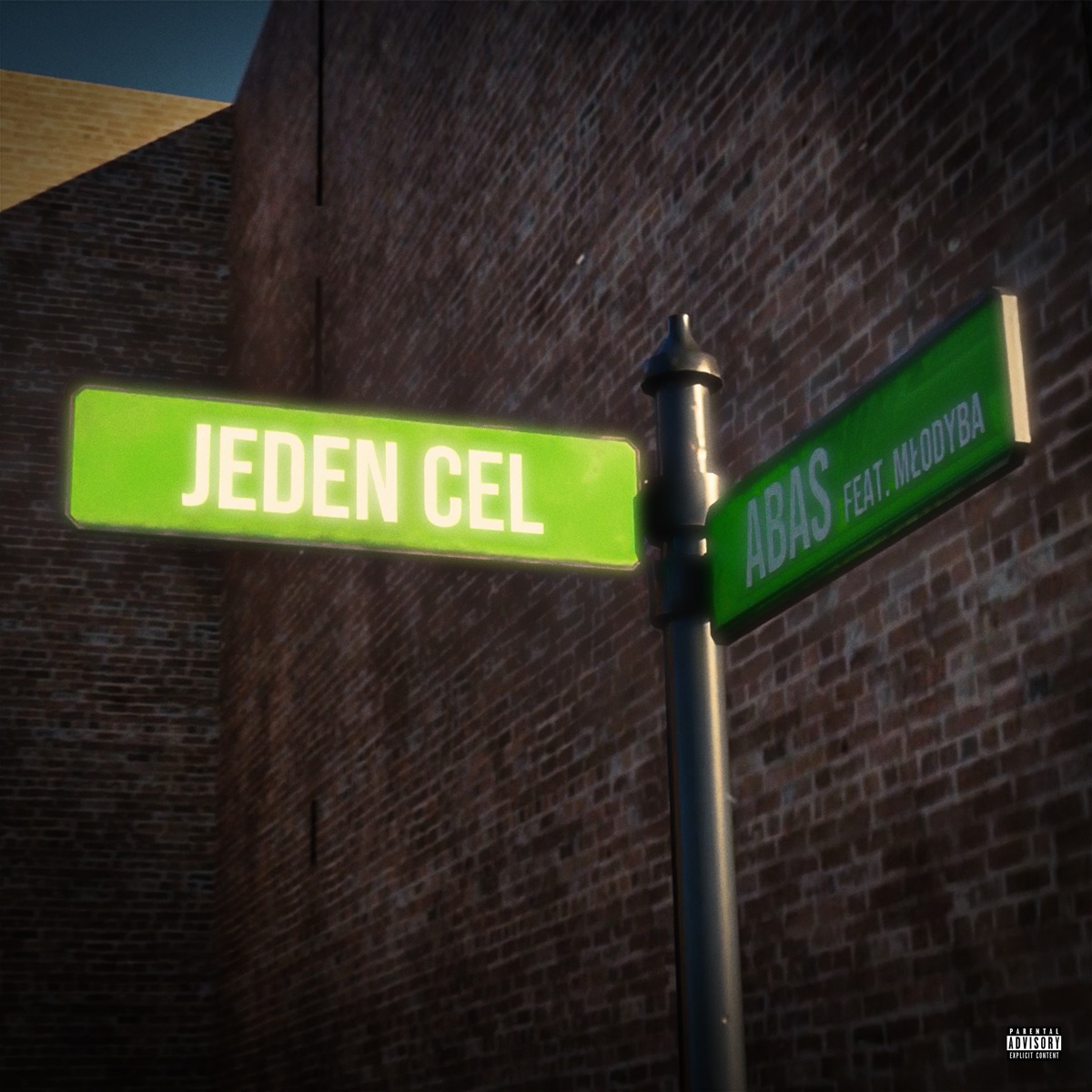 JEDEN CEL (feat. MłodyBa) - Single by Abas album cover