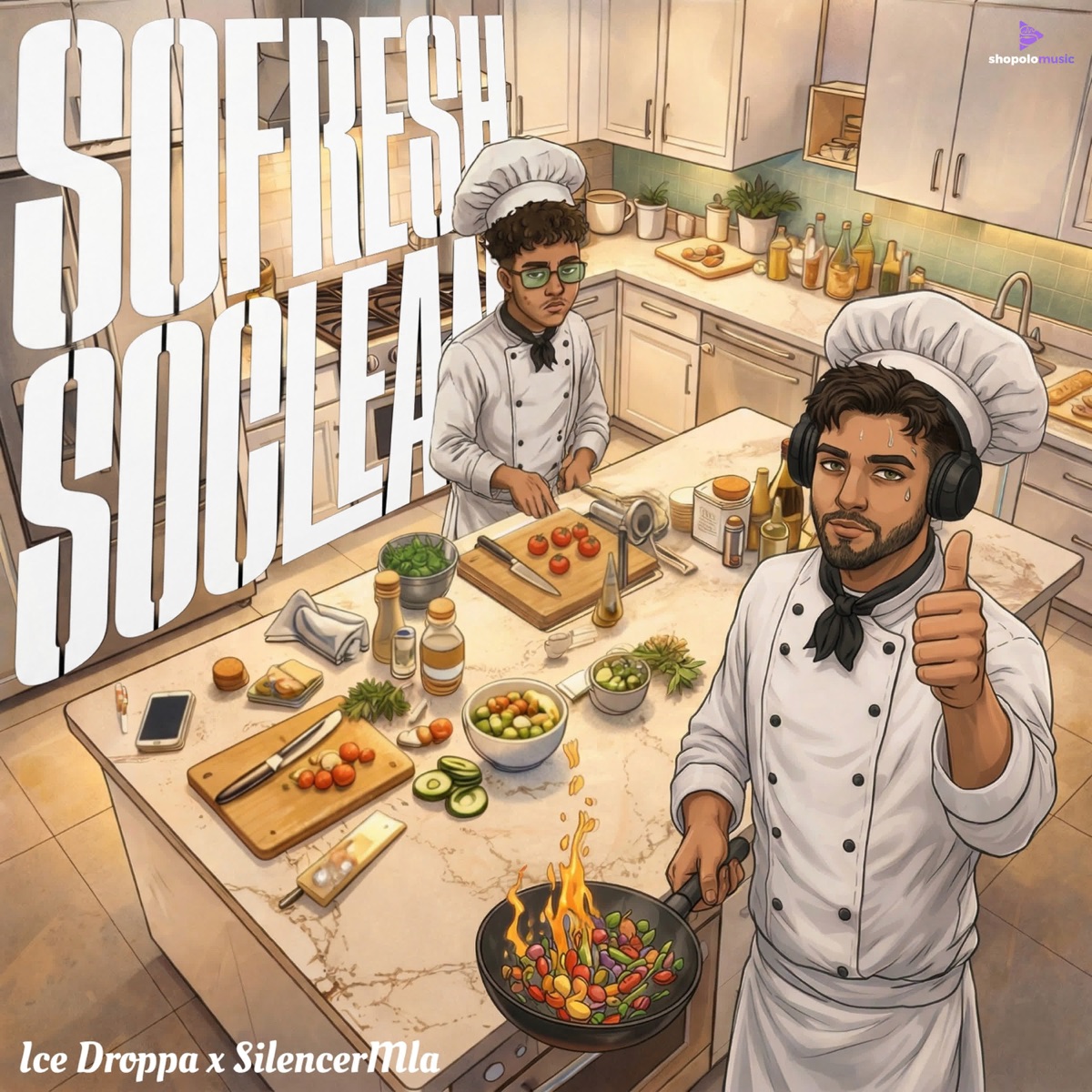 SoFreshSoClean (feat. Om Vyas) - Single by SilencerMla & ICE DROPPA album cover