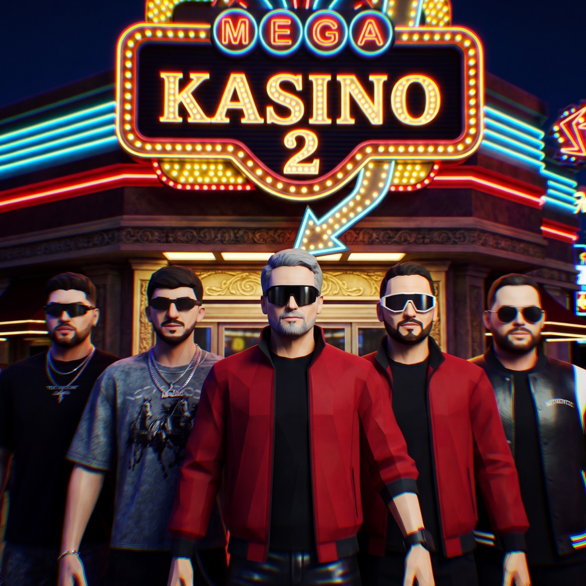 Mega Kasino 2 (feat. MC Kaue) - Single by KASINO, DJ JOSUE MARQUES, DJ PEDRO MARTINS & DJ Paludo album cover
