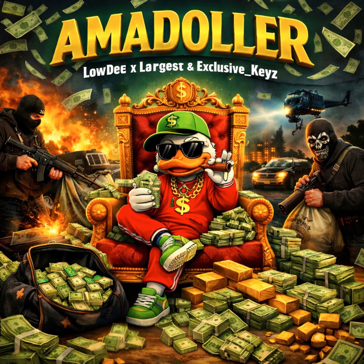 Amadollar - Single by Low Dee, Largest & Exclusive_keyz album cover