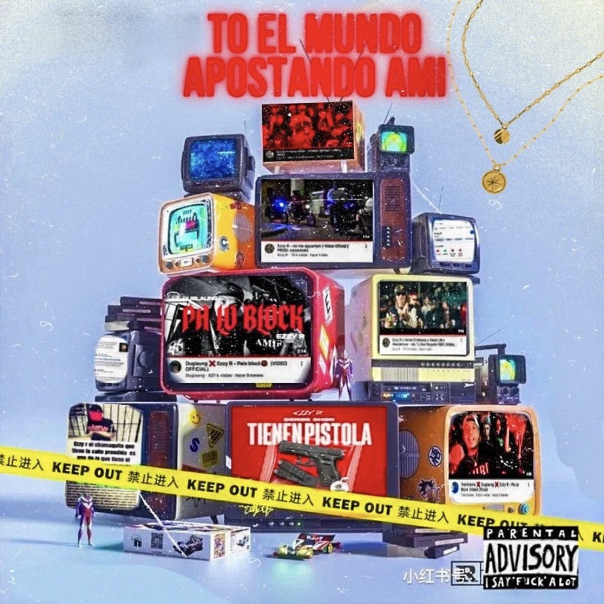 To el mundo apostando ami - Single by Ezzy R & Espinosa album cover