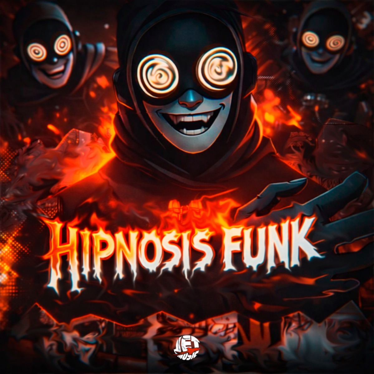HIPNOSIS FUNK (Versions) - EP by REBXXTING, DJ VYZ, Mc Baiano & Maguina MC album cover