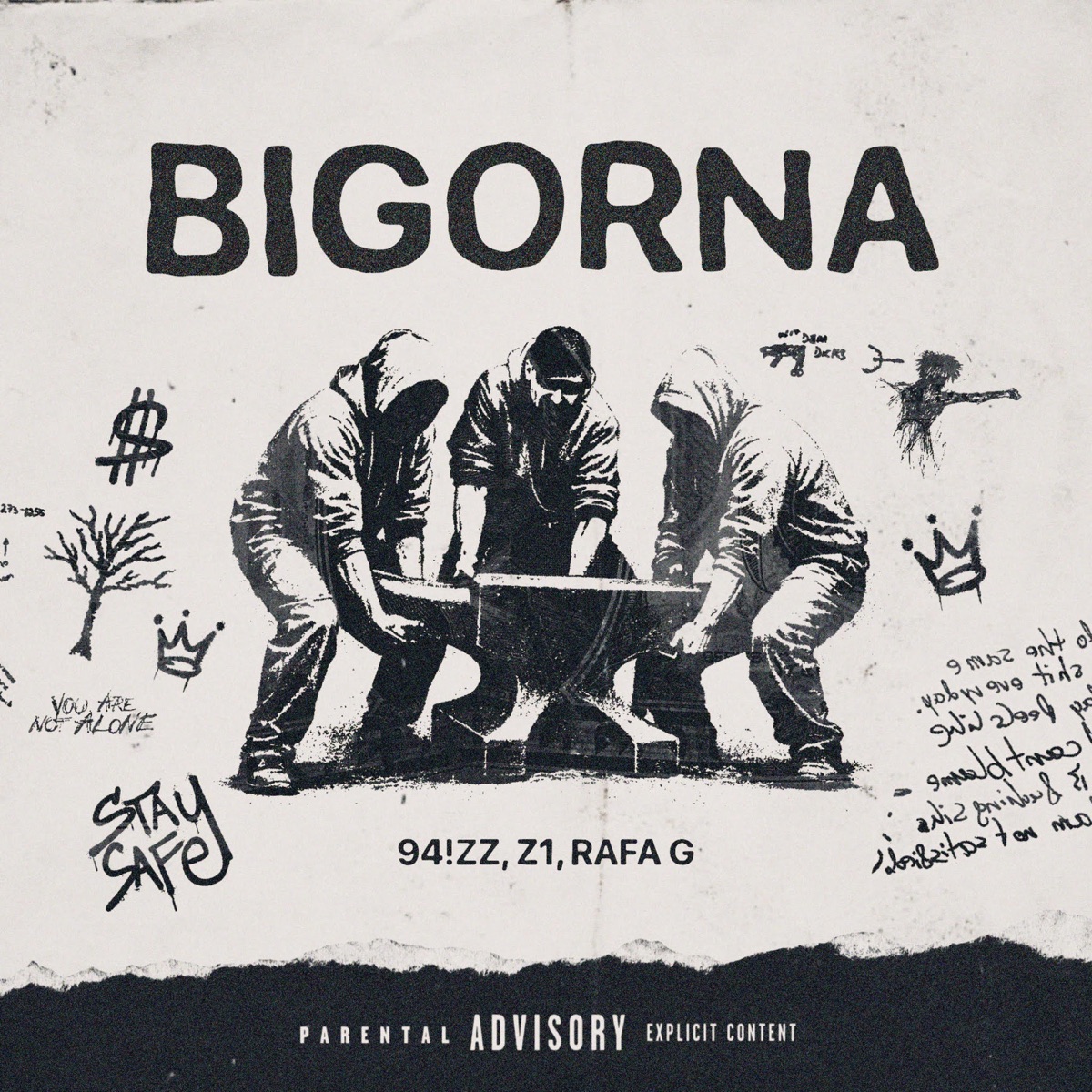 BIGORNA (feat. RAFA G & Z1) - Single by 94!ZZ album cover