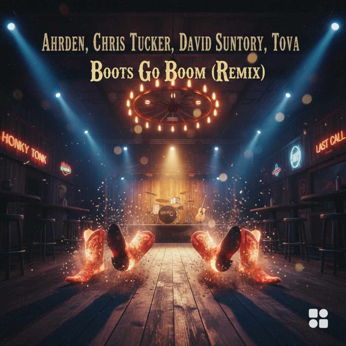 Boots Go Boom (Club Remix) - Single by Ahrden, Chris Tucker, David Suntory & TOVA album cover