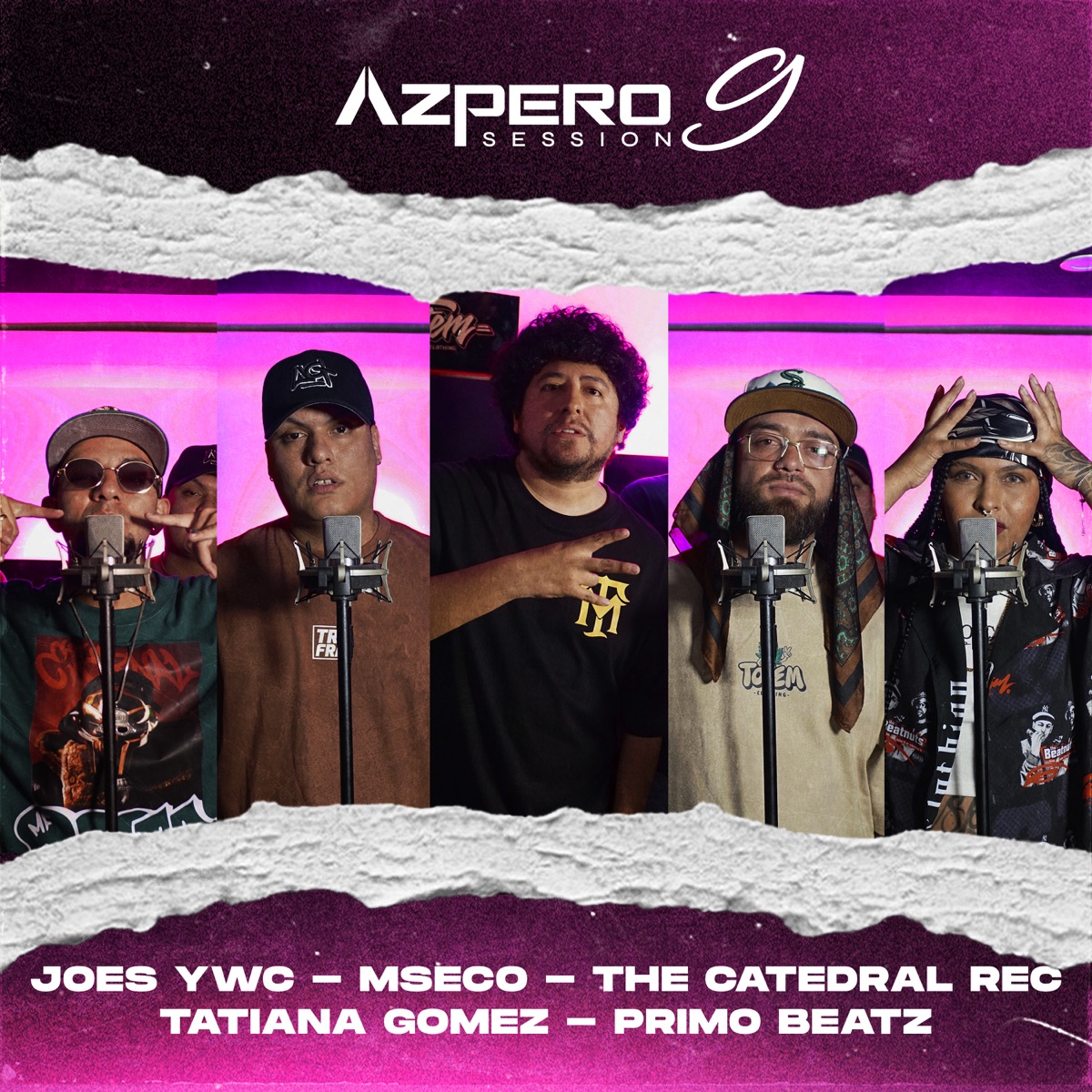 Azpero Session 9 (feat. MSECO, Joes Yawar Cru & The Catedral Rec) - Single by Azpero, Primobeatz & Tatiana Gomez Rap album cover