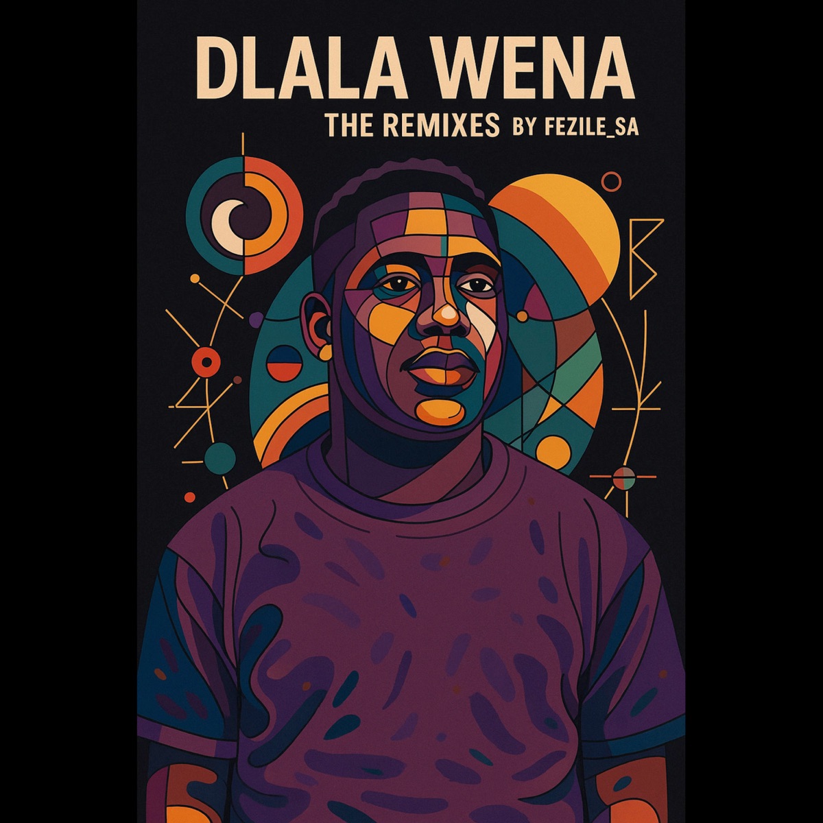 Dlala Wena (The Remixes) - Single by Fezile_SA album cover