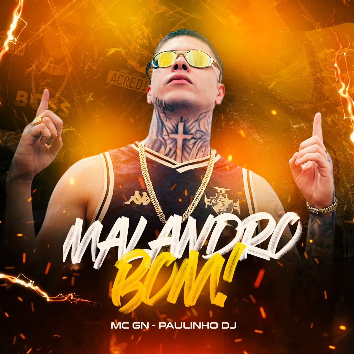 Malandro Bom - Single by MC Gn album cover