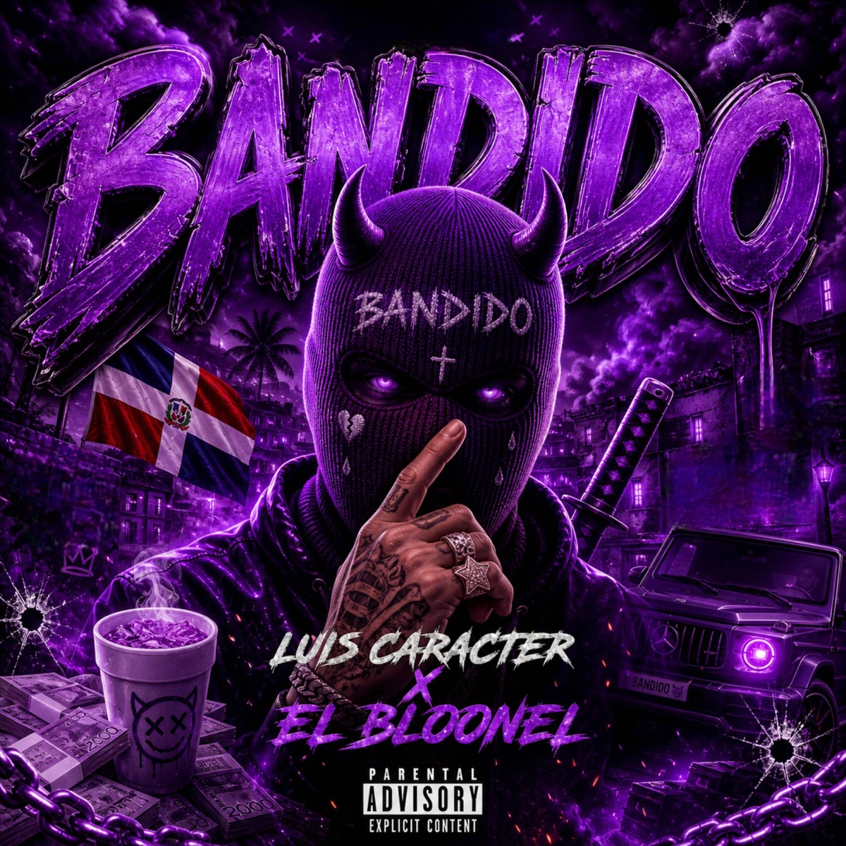 Bandido - Single by Luis Caracter & El Bloonel album cover