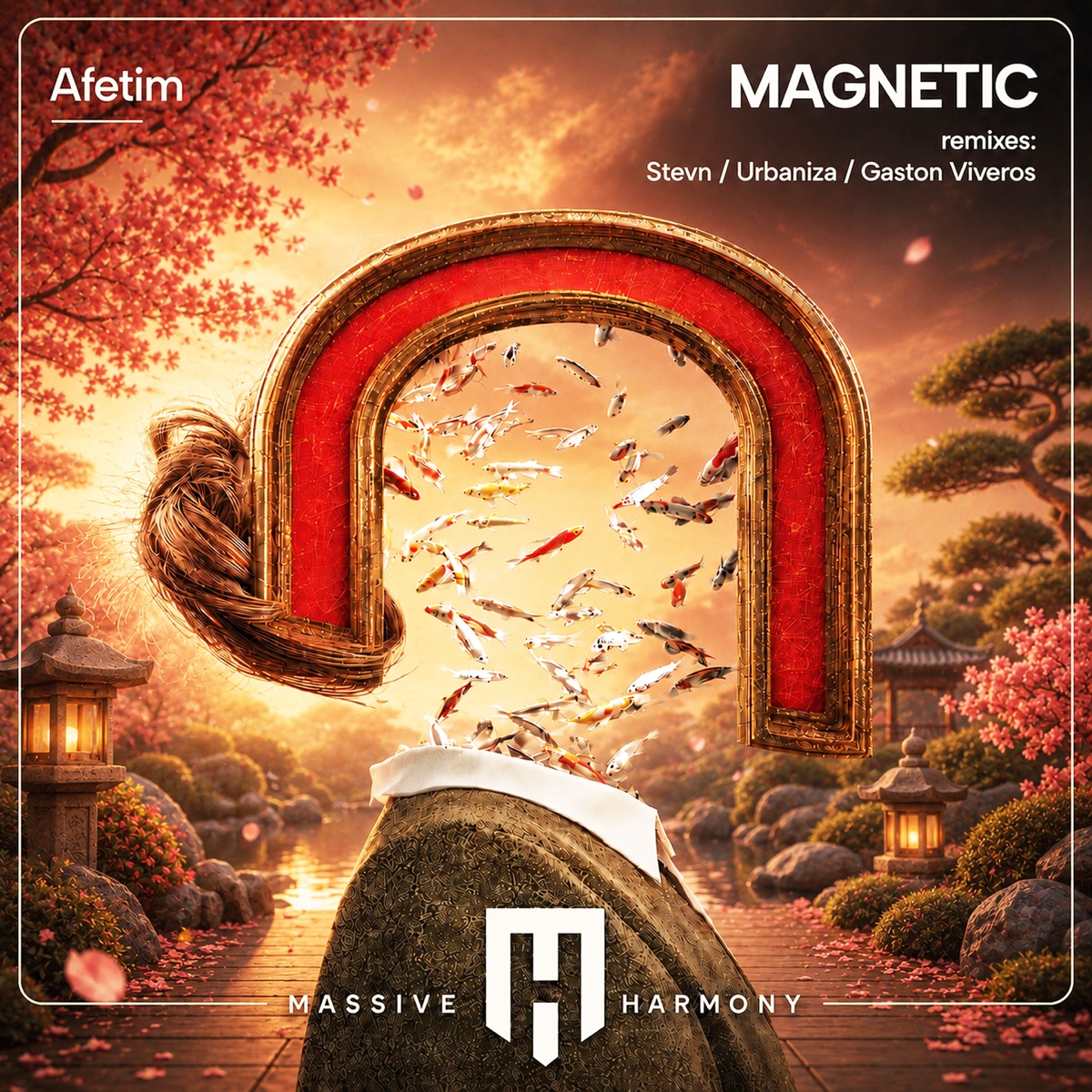 Magnetic (Gaston Viveros Remix) - Single by Afetim & Gaston Viveros album cover