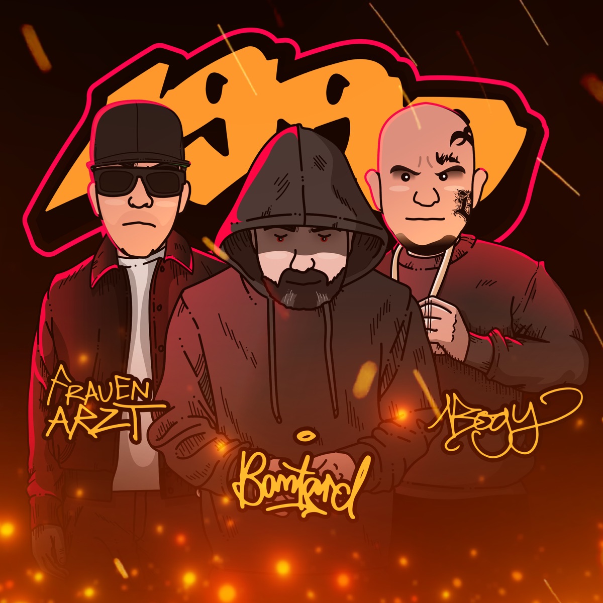 1999 - Single by Basstard, MC Bogy & Frauenarzt album cover
