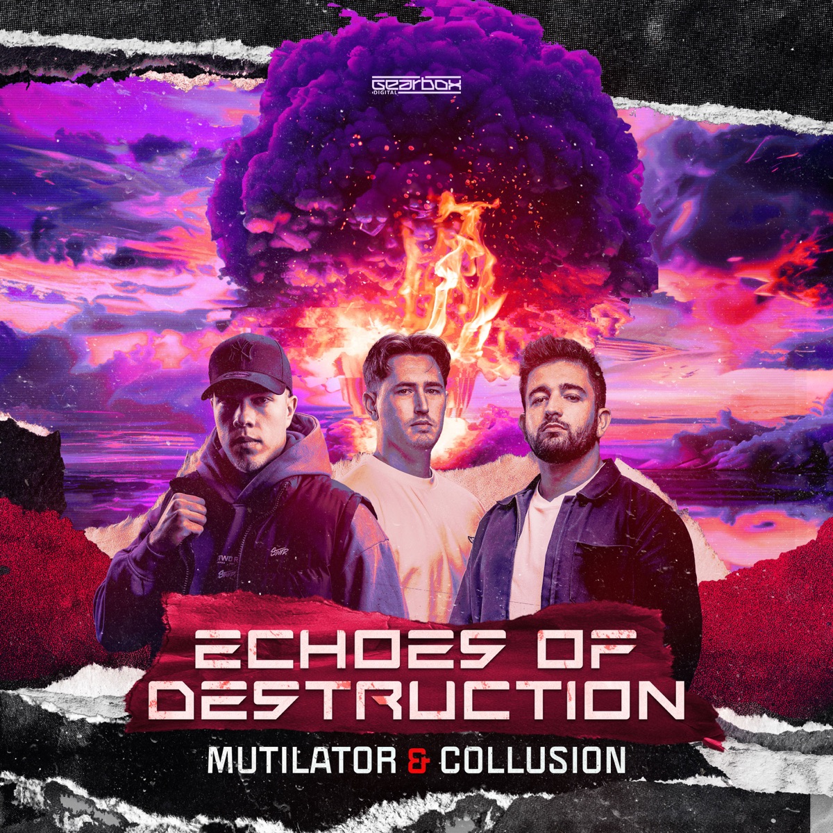 ECHOES of DESTRUCTION - Single by Mutilator & Collusion album cover