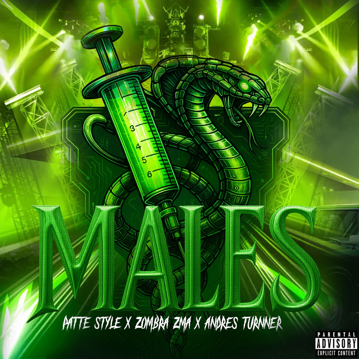 Males - Single by Patte Style, Zombra ZMA & Andres Turnner album cover