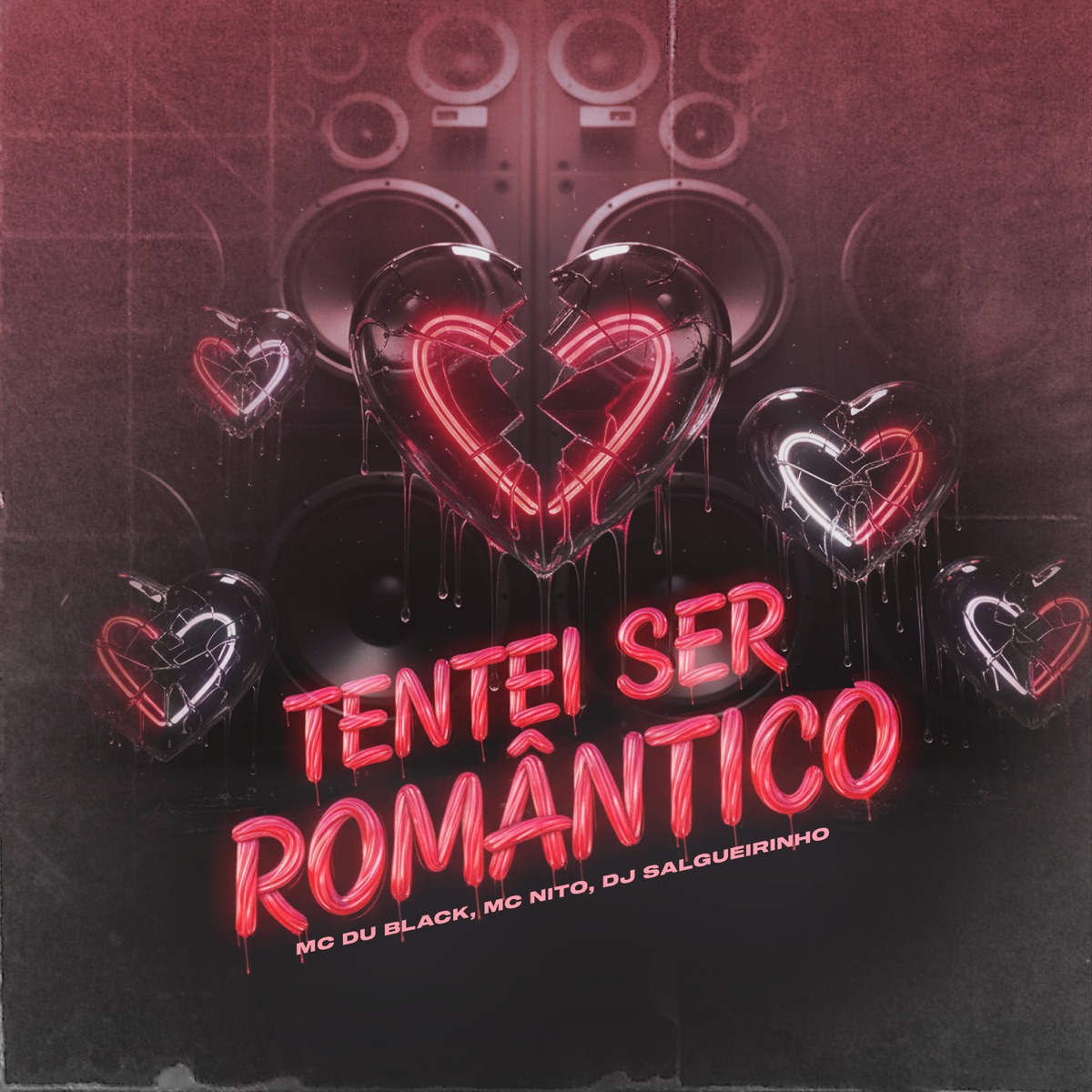 Tentei Ser Romântico - Single by MC Du Black, Mc Nito & Dj Salgueirinho album cover