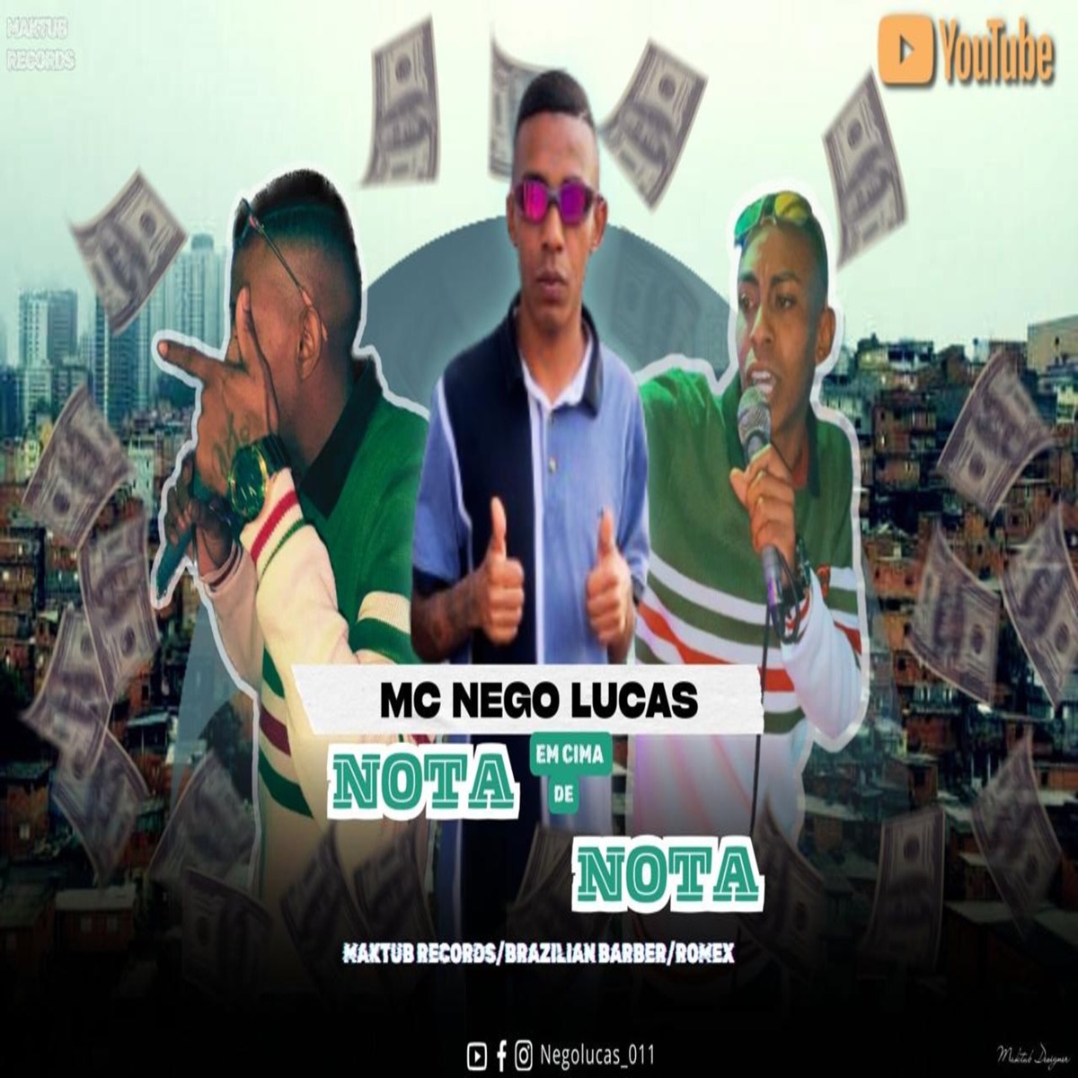 Nota em Cima de Nota - Single by Mc Nego Lucas album cover