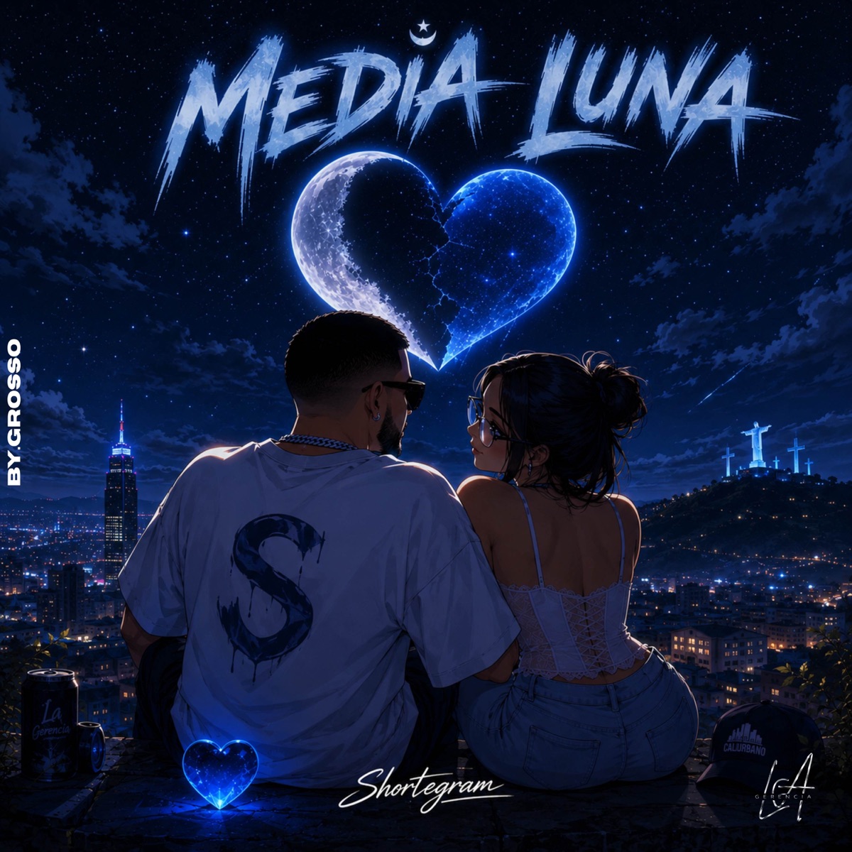 MEDIA LUNA - Single by Shortegram, Lagerencia & by.grosso album cover