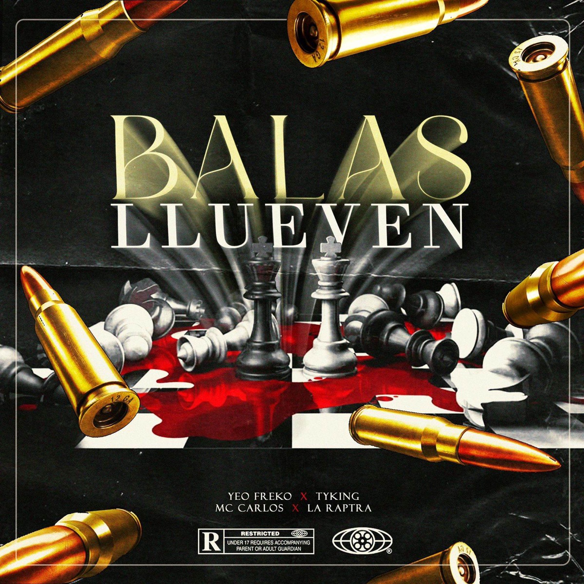 Balas Llueven - Single by Yeo Freko, Laraptrap, TYKING & MC Carlos album cover