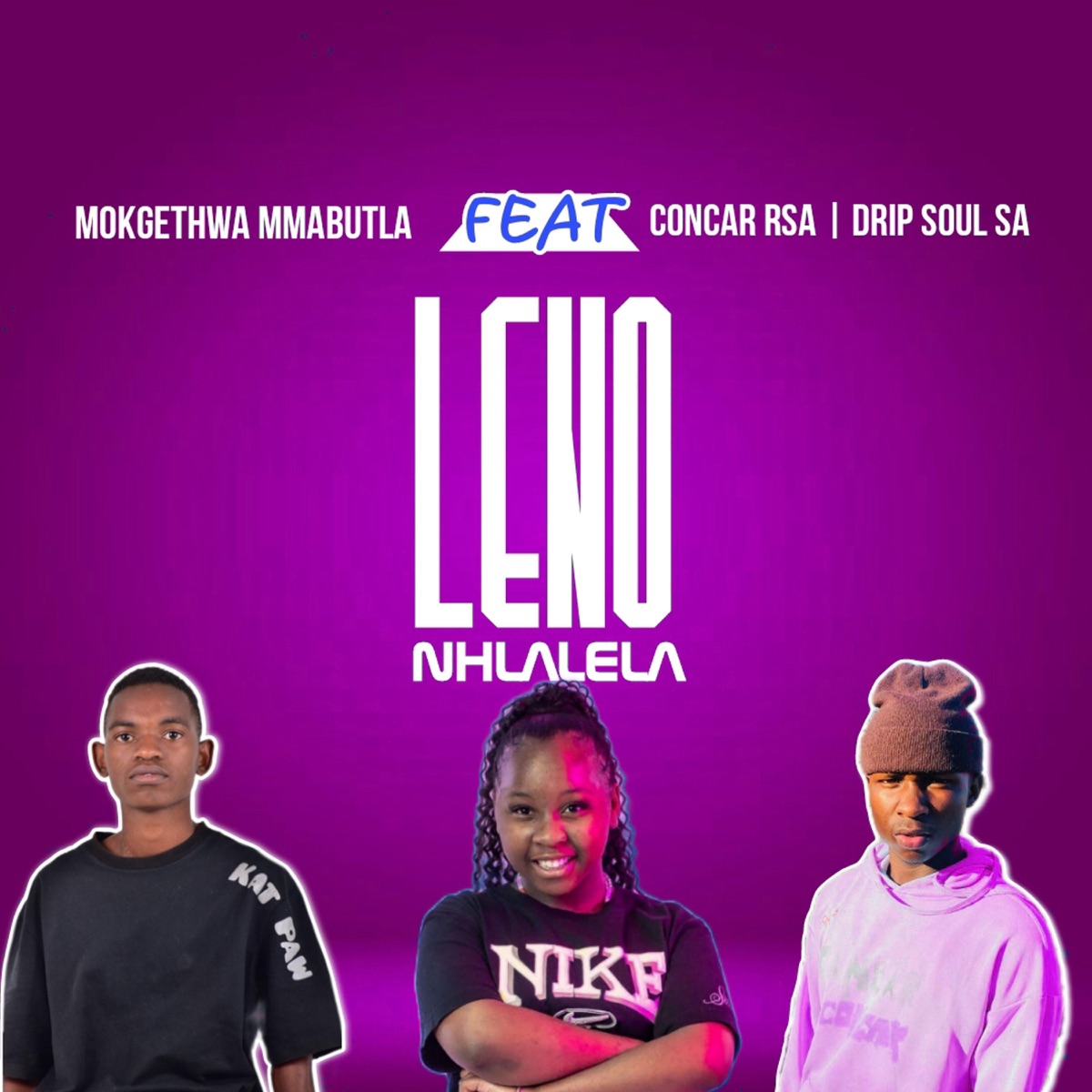 LENO NHLALELA (feat. Mokgethwa Mmabutla & Drip Soul Sa) [Radio Edit] - Single by Concar Rsa album cover