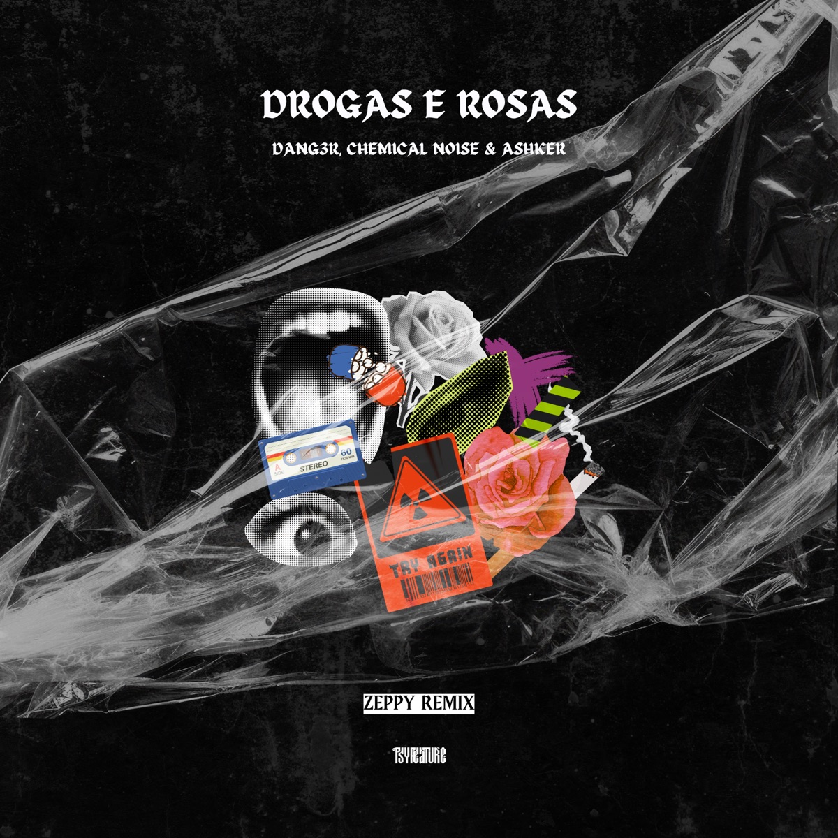 Drogas E Rosas (feat. Ashker) [Zeppy Remix] - Single by Dang3r & Chemical Noise album cover