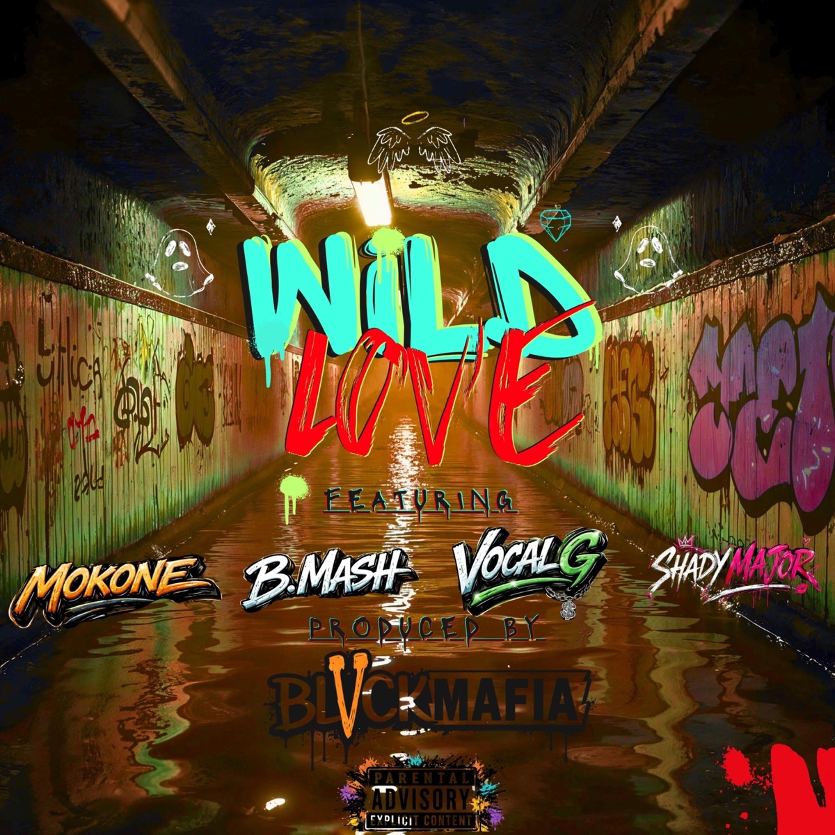 WILD LOVE (feat. B.Mash, Morale, Vocal G & Shady Major) - Single by Blvck Mafia album cover