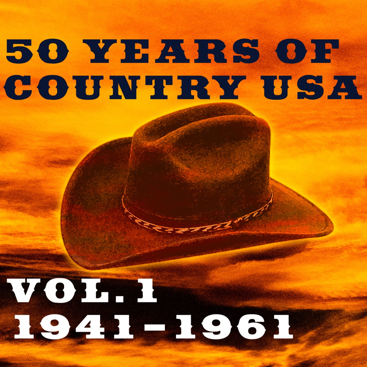 50 Years of Country USA, Vol. 1: 1941-1961 by Jim Wolfe album cover