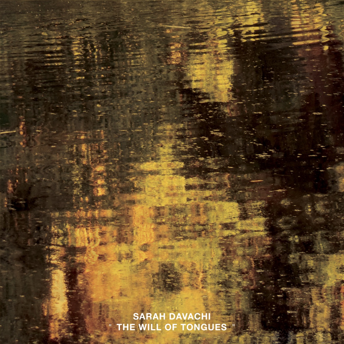 The Will of Tongues by Sarah Davachi album cover