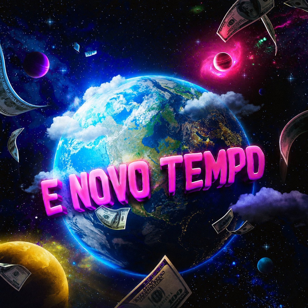 É Novo Tempo - Single by DJ FERNANDES, MC Iury Rithielisson, MC Bruno da BZC, MC Goulart & Jota album cover