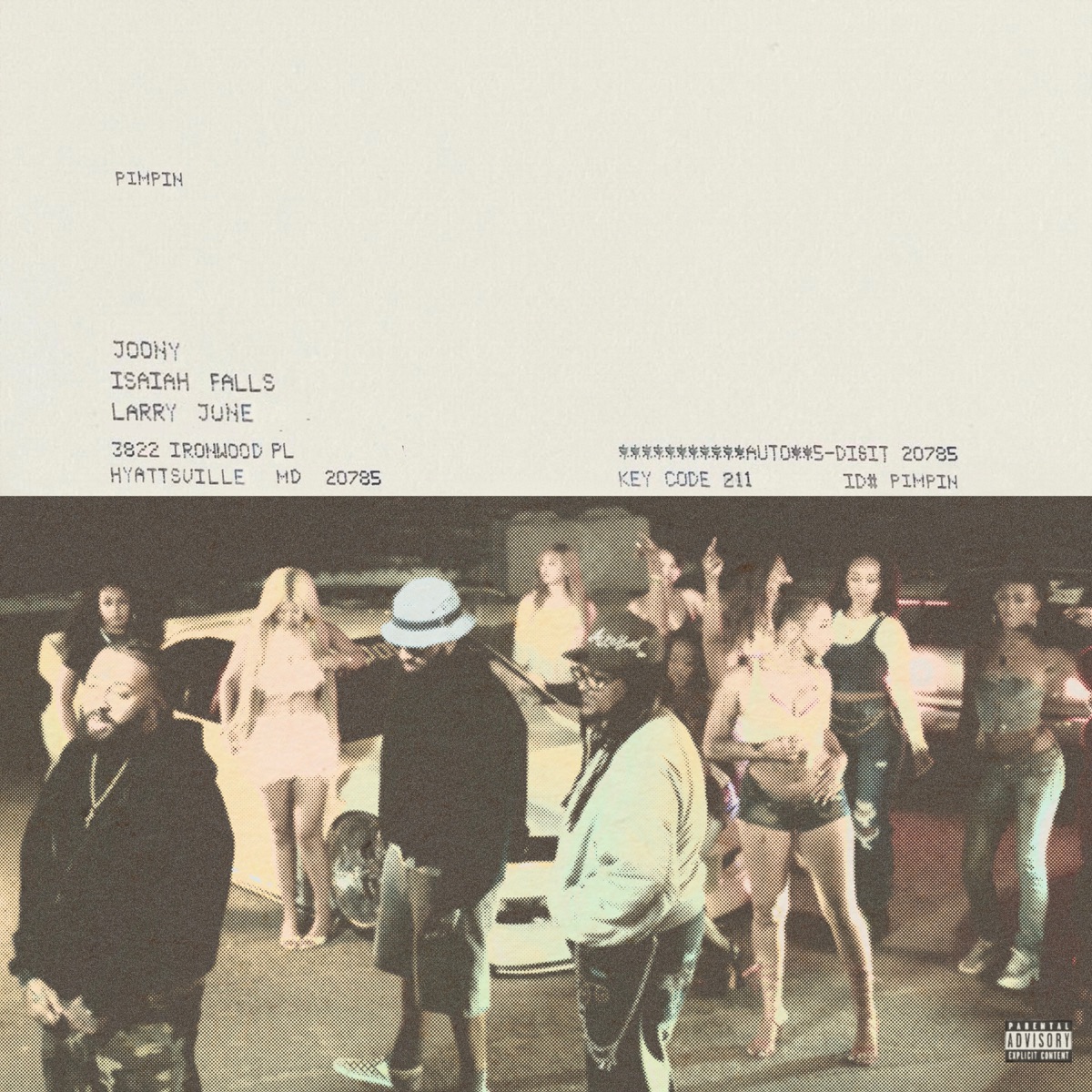 PIMPIN' (feat. Larry June) - Single by Joony & Isaiah Falls album cover