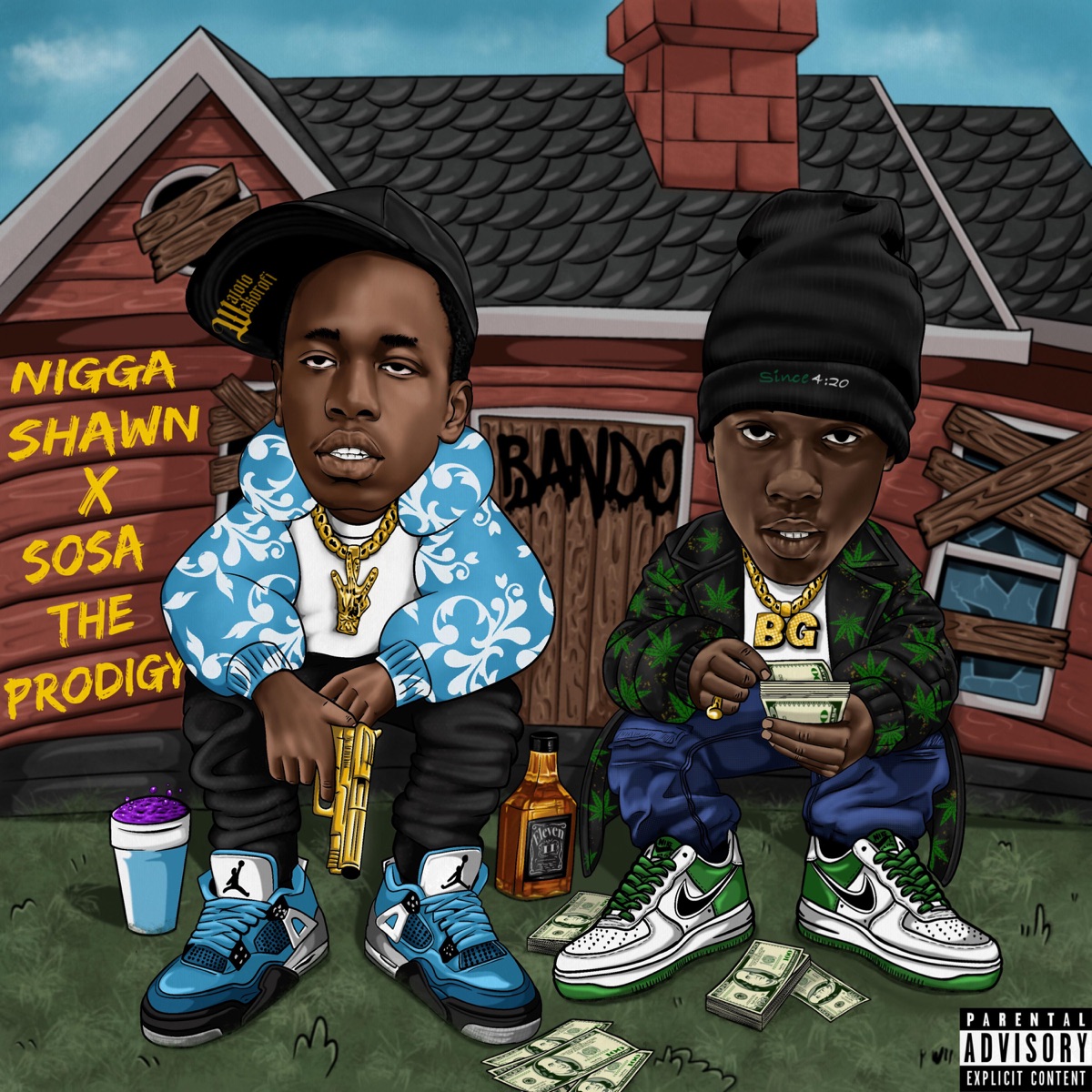 Heavy Link Up (feat. Sosa The Prodigy) - EP by NIGGA SHAWN album cover
