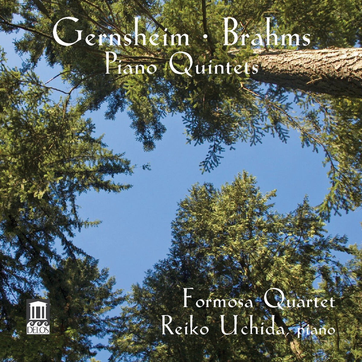 Gernsheim & Brahms: Piano Quintets by Reiko Uchida & Formosa Quartet album cover