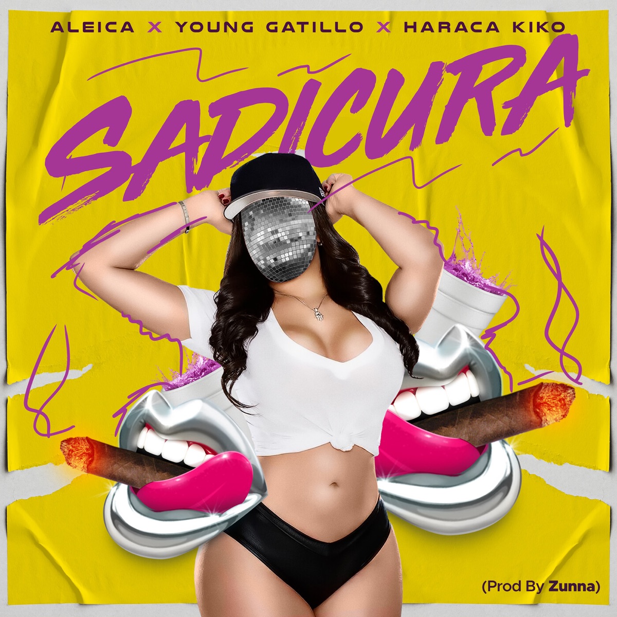 Sadicura - Single by Haraca Kiko, Aleica & Young Gatillo album cover