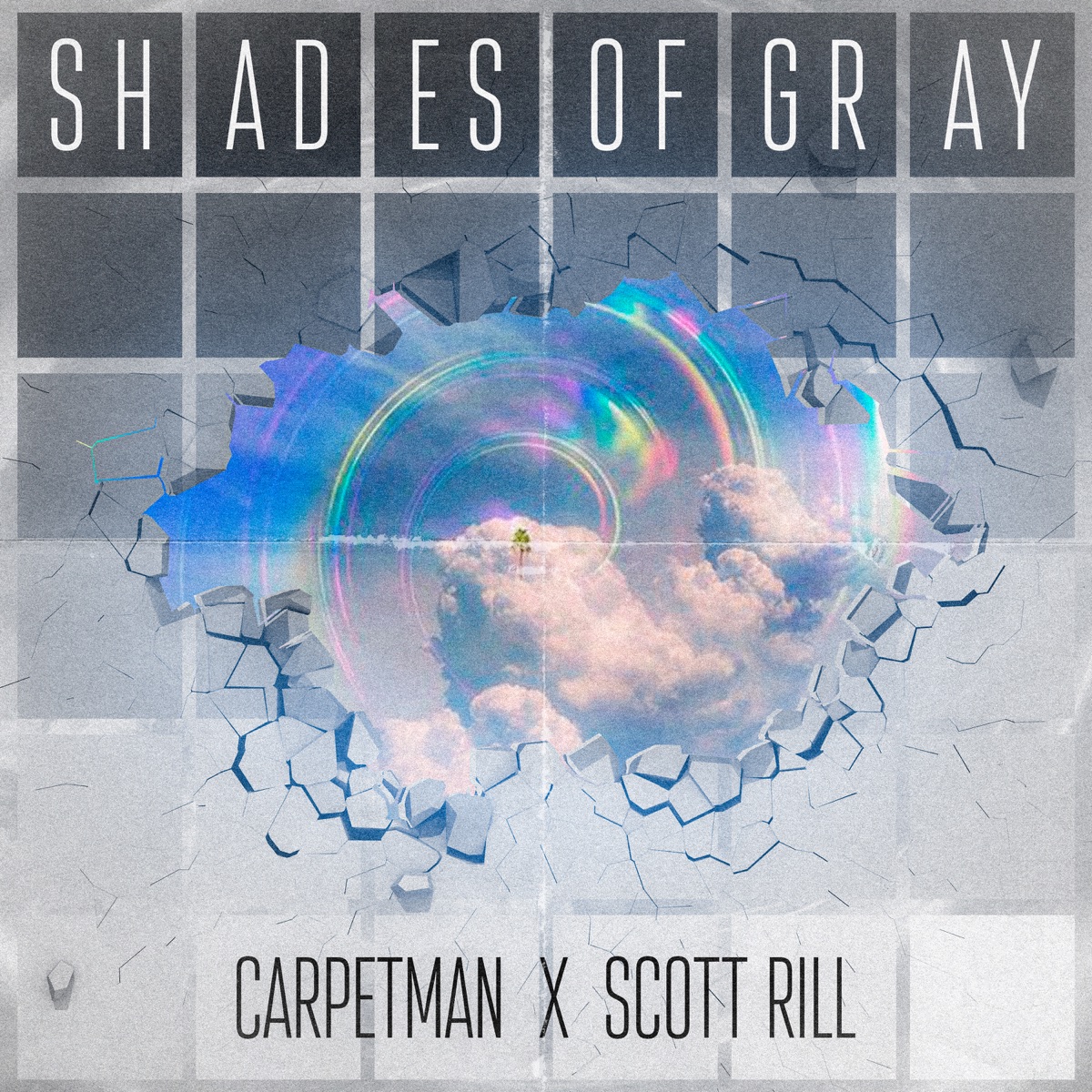 Shades Of Gray - Single by Carpetman & Scott Rill album cover