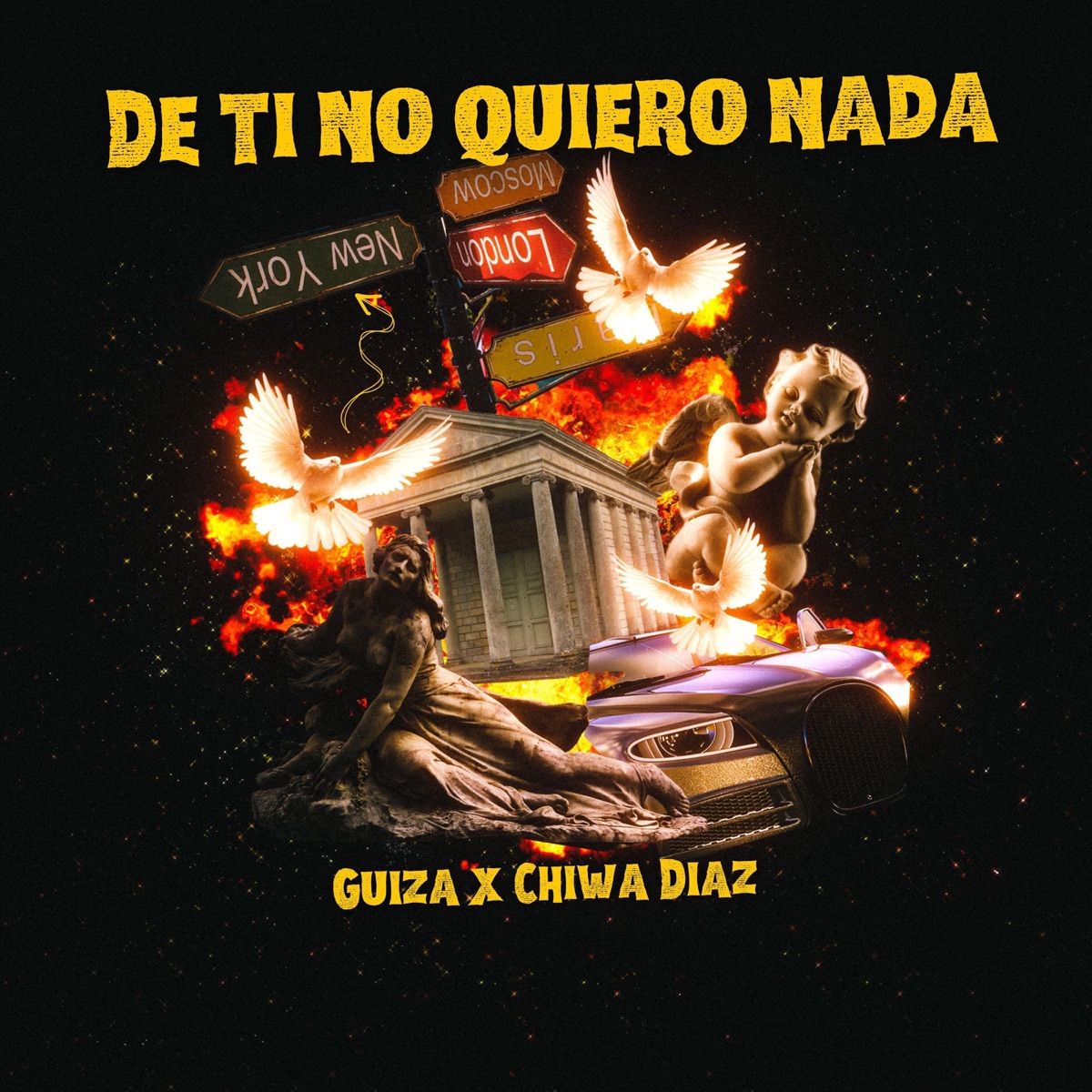 De Ti No Quiero Nada - Single by Guiza & Chiwa Diaz album cover