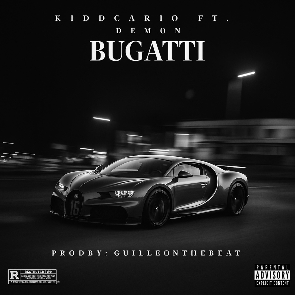 BUGATTI (feat. White Demon & GuilleOnTheBeat) - Single by Kiddcario album cover