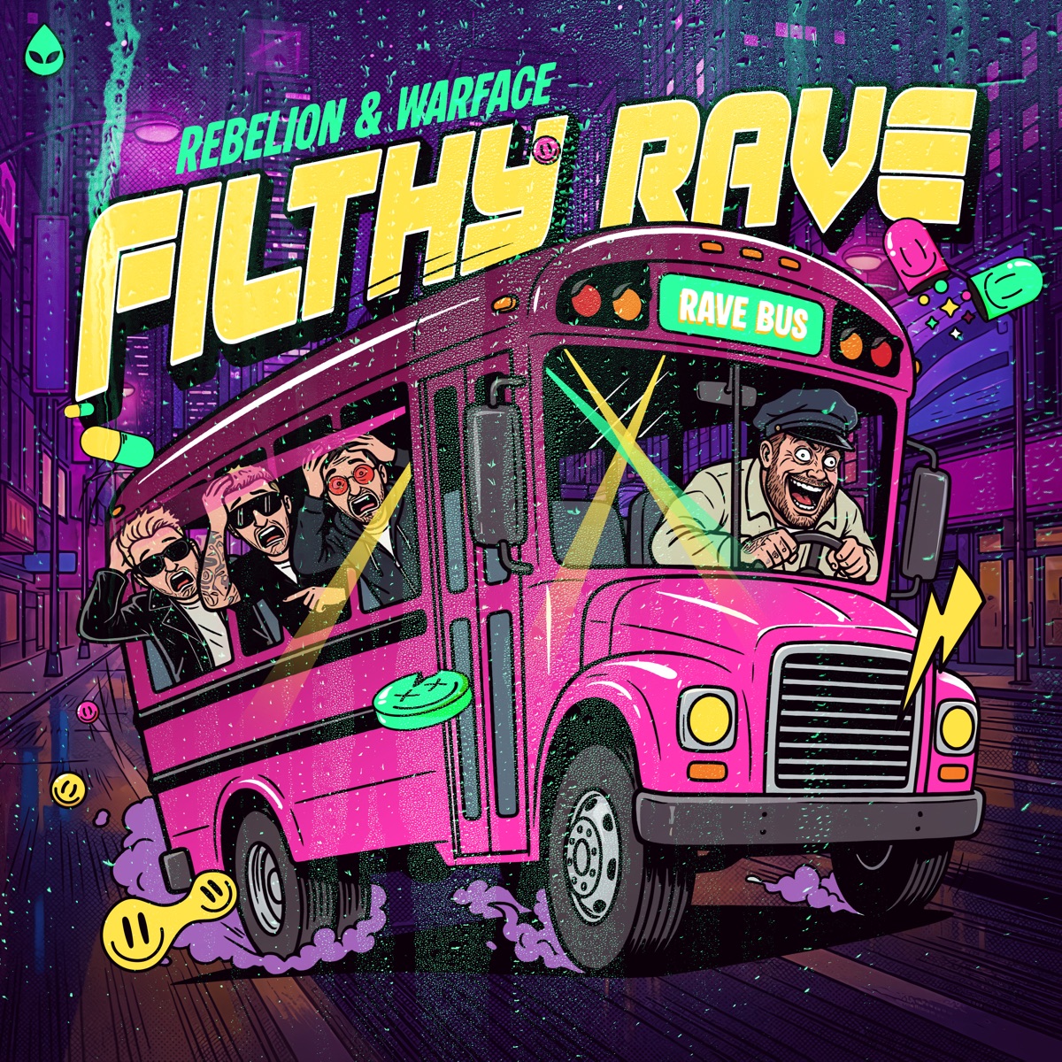 Filthy Rave - Single by Rebelion & Warface album cover