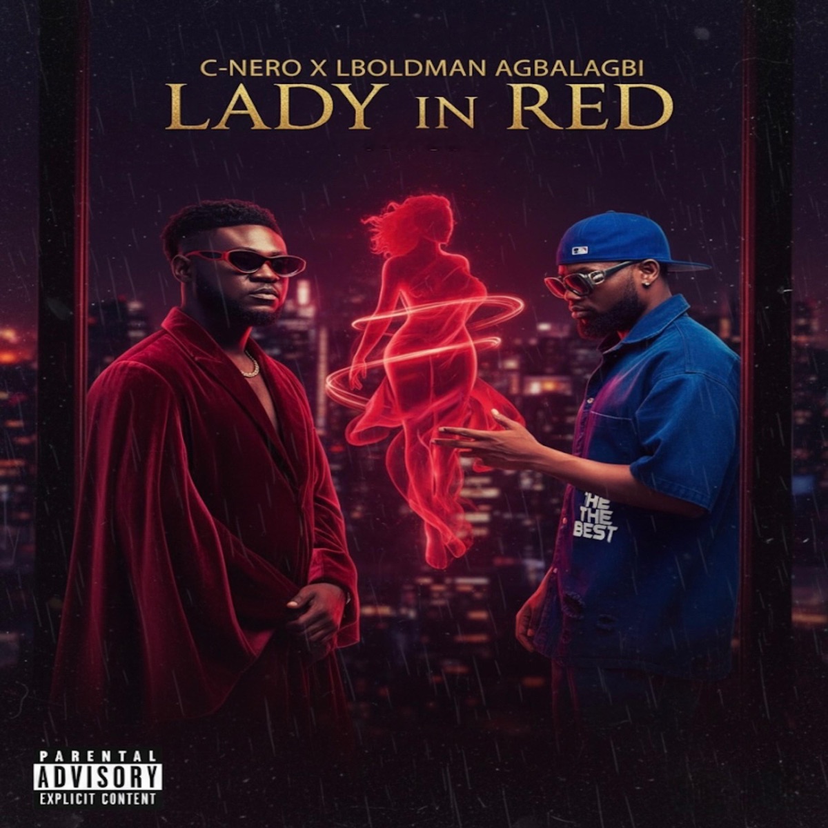 LADY IN RED (feat. LBOLDMAN AGBALAGBI) - Single by C-NERO album cover