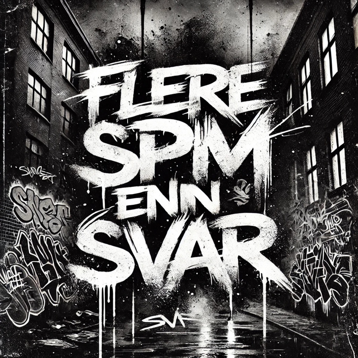 Flere spørsmål enn svar - Single by Edw!N album cover