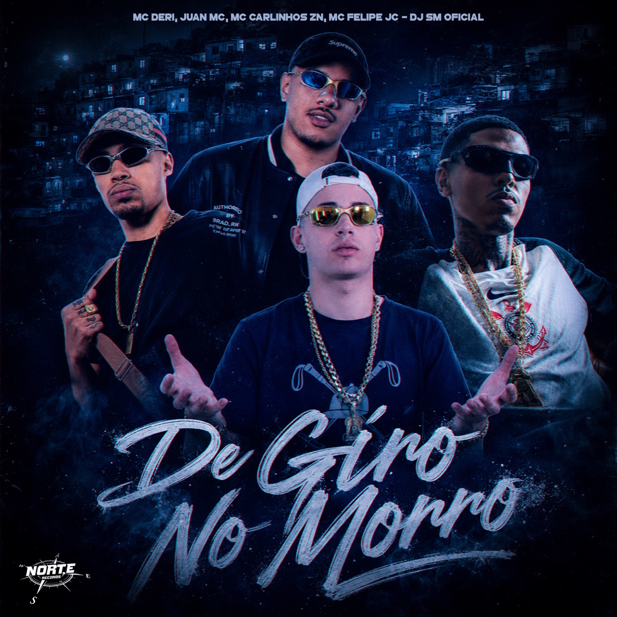 De Giro no Morro (feat. Juan Mc) - Single by Mc Felipe JC, MC Deri & Mc Carlinhos zn album cover
