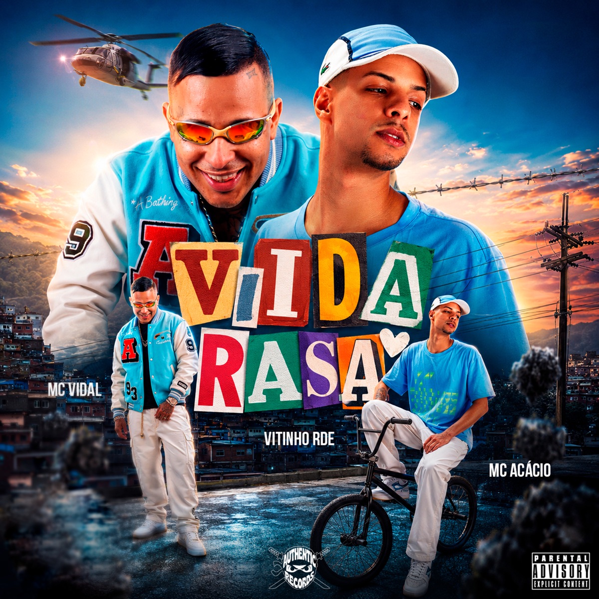 Vida Rasa - Single by Vitinho RDE, Mc Acácio & Mc Vidal album cover