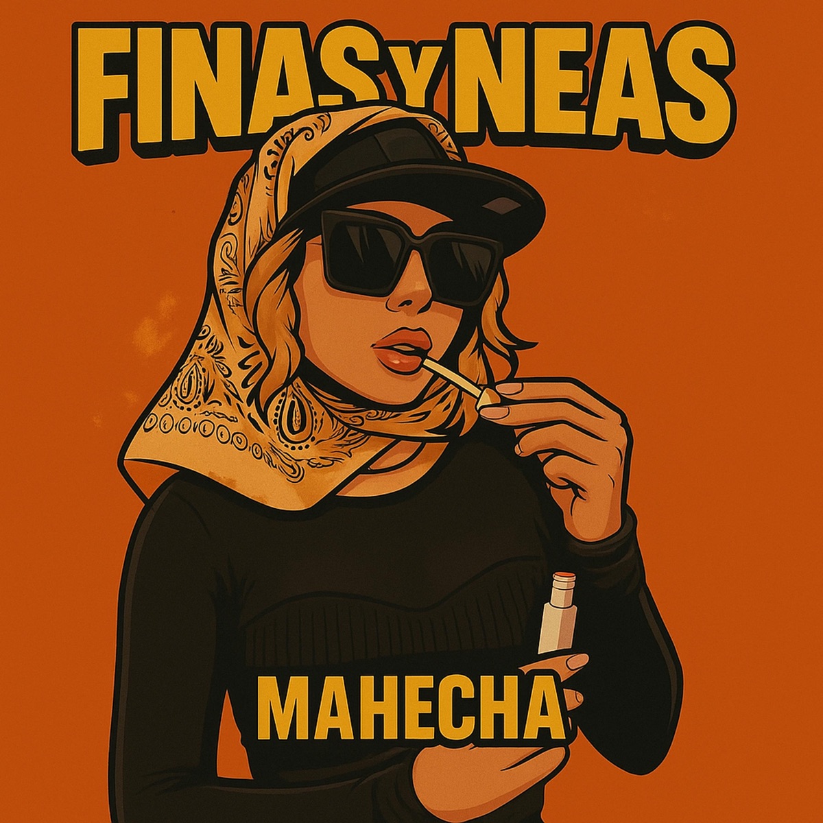 FINAS Y NEAS - Single by MAHECHA album cover