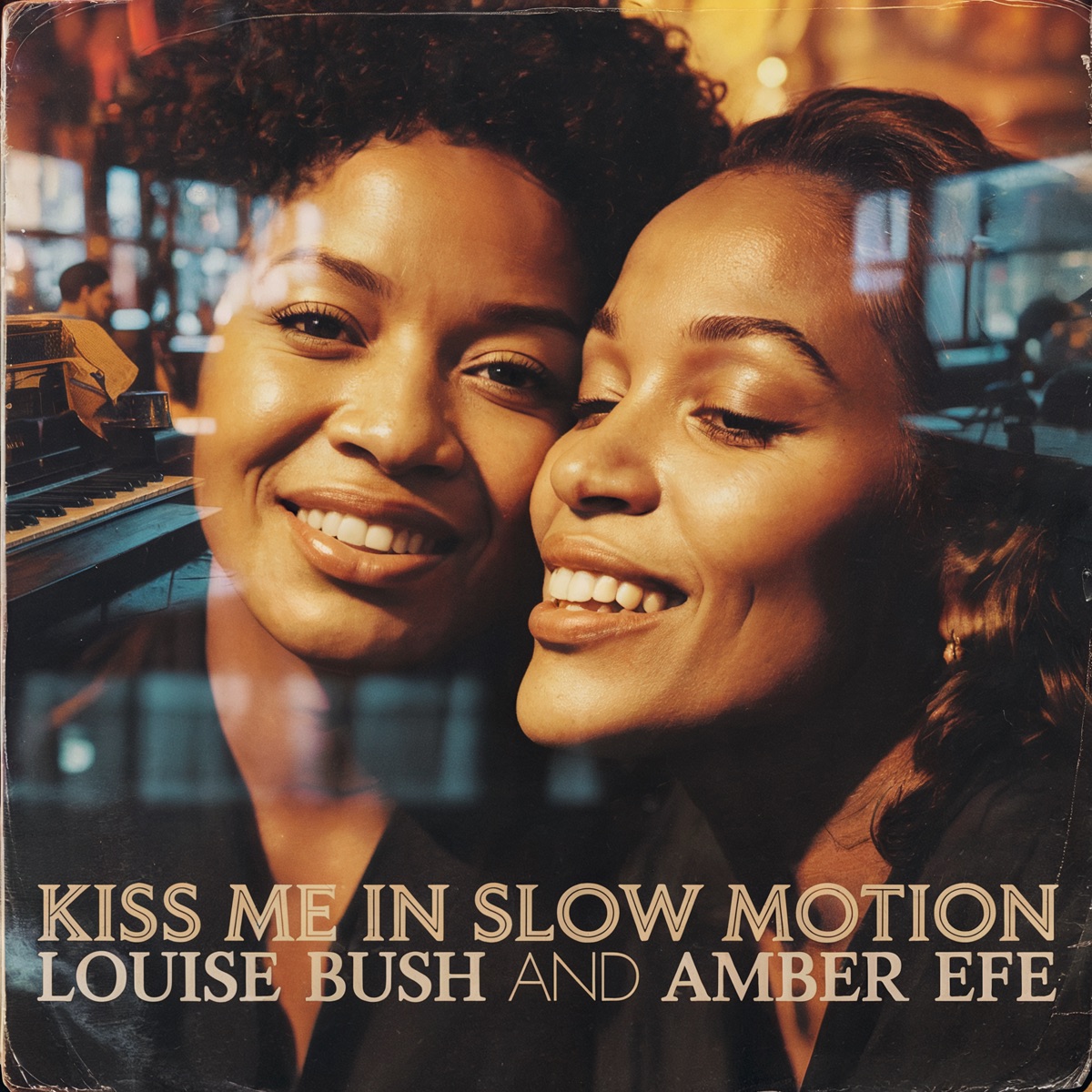 Kiss Me in Slow Motion - Single by Louise Bush & Amber Efe album cover