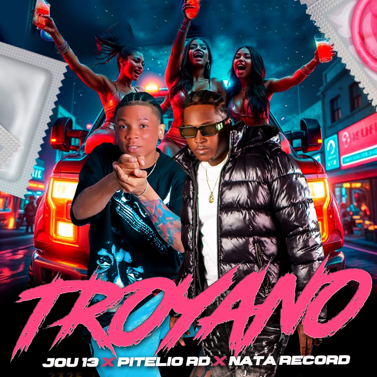 Troyano (feat. Nata Record) - Single by jou 13 & Pitelio RD album cover