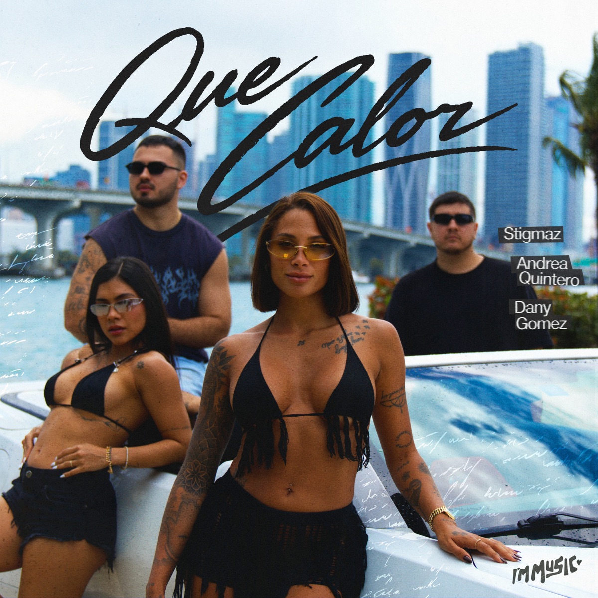 Que Calor - Single by Stigmaz, Andrea Quintero & Dany Gomez album cover