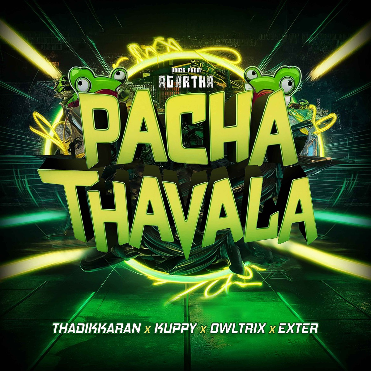PACHA THAVALA - Single by THADIKKARAN, KUPPY, Ex'ter & Owltrix album cover
