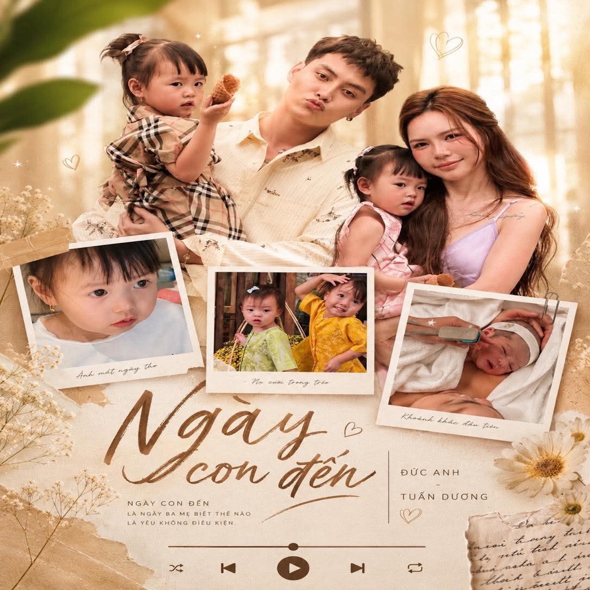 Ngày Con Đến - Single by Đức Anh & Tuấn Dương album cover