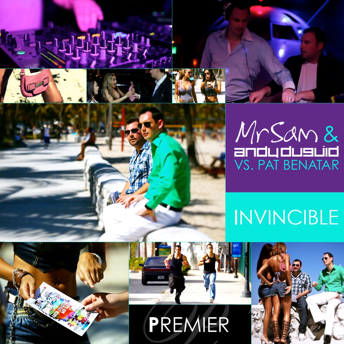 Invincible by Mr Sam, Andy Duguid & Pat Benatar album cover