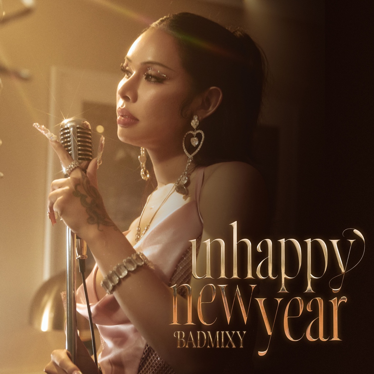 UNHAPPY NEW YEAR - Single by BADMIXY album cover