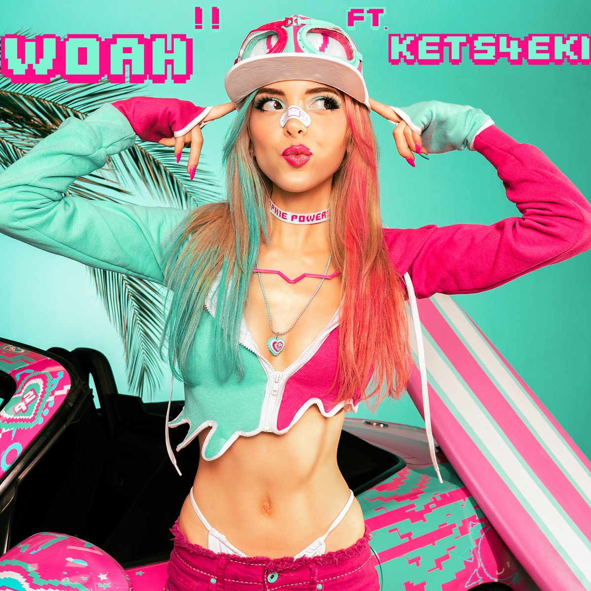Woah!! (feat. kets4eki) - Single by Sophie Powers album cover