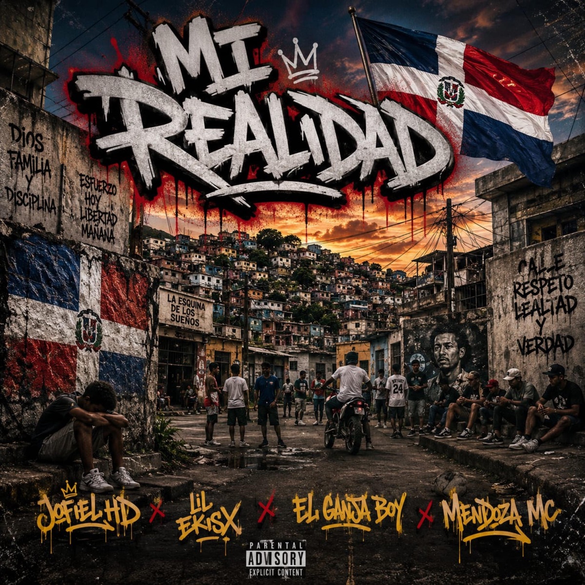 Mi Realidad (feat. JofielHD, Doble Bobo, Lil Ekisx, Mendoza MC & Jonyblade) - Single by Movimiento02 album cover
