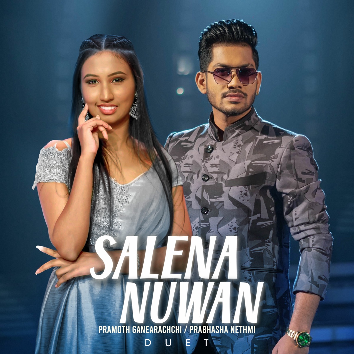 Salena Nuwan Duet - Single by Pramoth Ganearachchi & Prabhasha Nethmi album cover